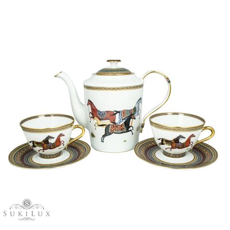 hermes tea and coffee service.